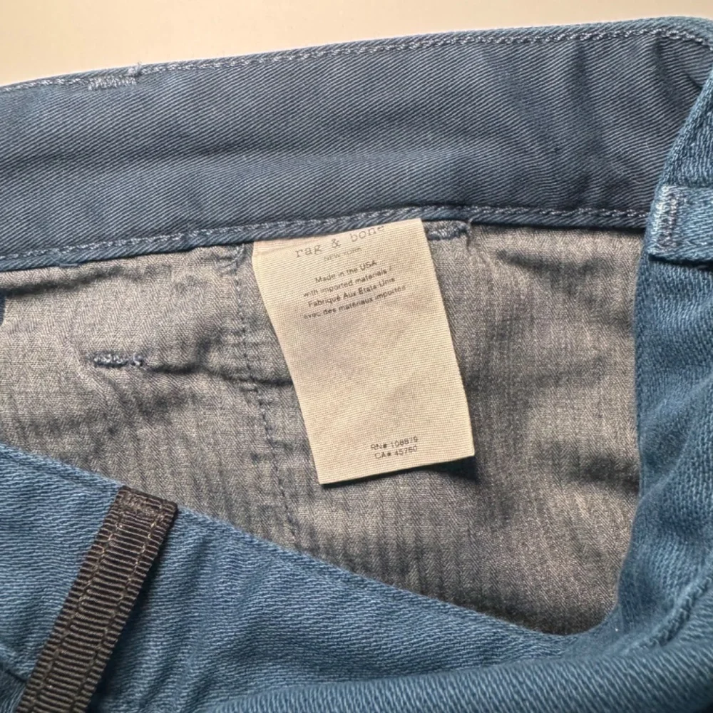 Rag & Bone Slim Fit Pants Men's Size 30 Deep Indigo Casual Cotton Hemp
